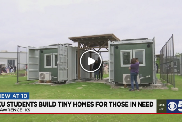 University of Kansas students, Lawrence Community Shelter convert 12 storage containers to ‘tiny homes’